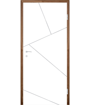 Bild von Weißlackierte Innentür COLORline – EASY R87L