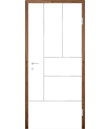 Bild von Weißlackierte Innentür COLORline – EASY R96L